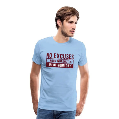 Männer Premium T-Shirt "No Excuses" SPOD