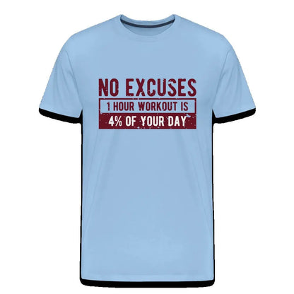 Männer Premium T-Shirt "No Excuses" SPOD