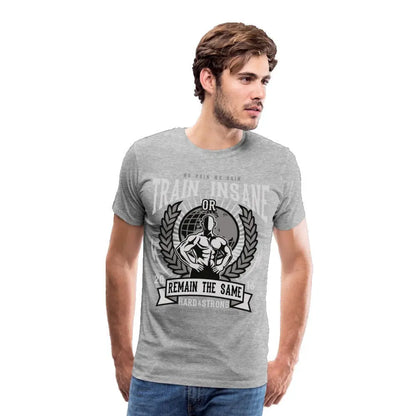 Männer Premium T-Shirt "Train Insane" SPOD