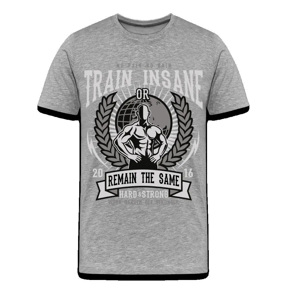Männer Premium T-Shirt "Train Insane" SPOD