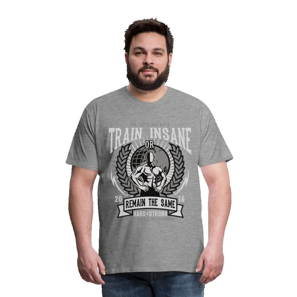 Männer Premium T-Shirt "Train Insane" SPOD