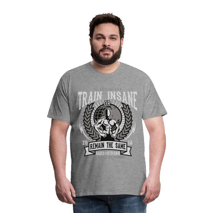 Männer Premium T-Shirt "Train Insane" SPOD
