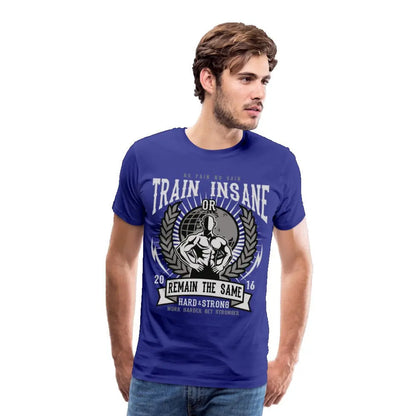 Männer Premium T-Shirt "Train Insane" SPOD