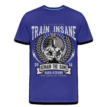 Männer Premium T-Shirt "Train Insane" SPOD