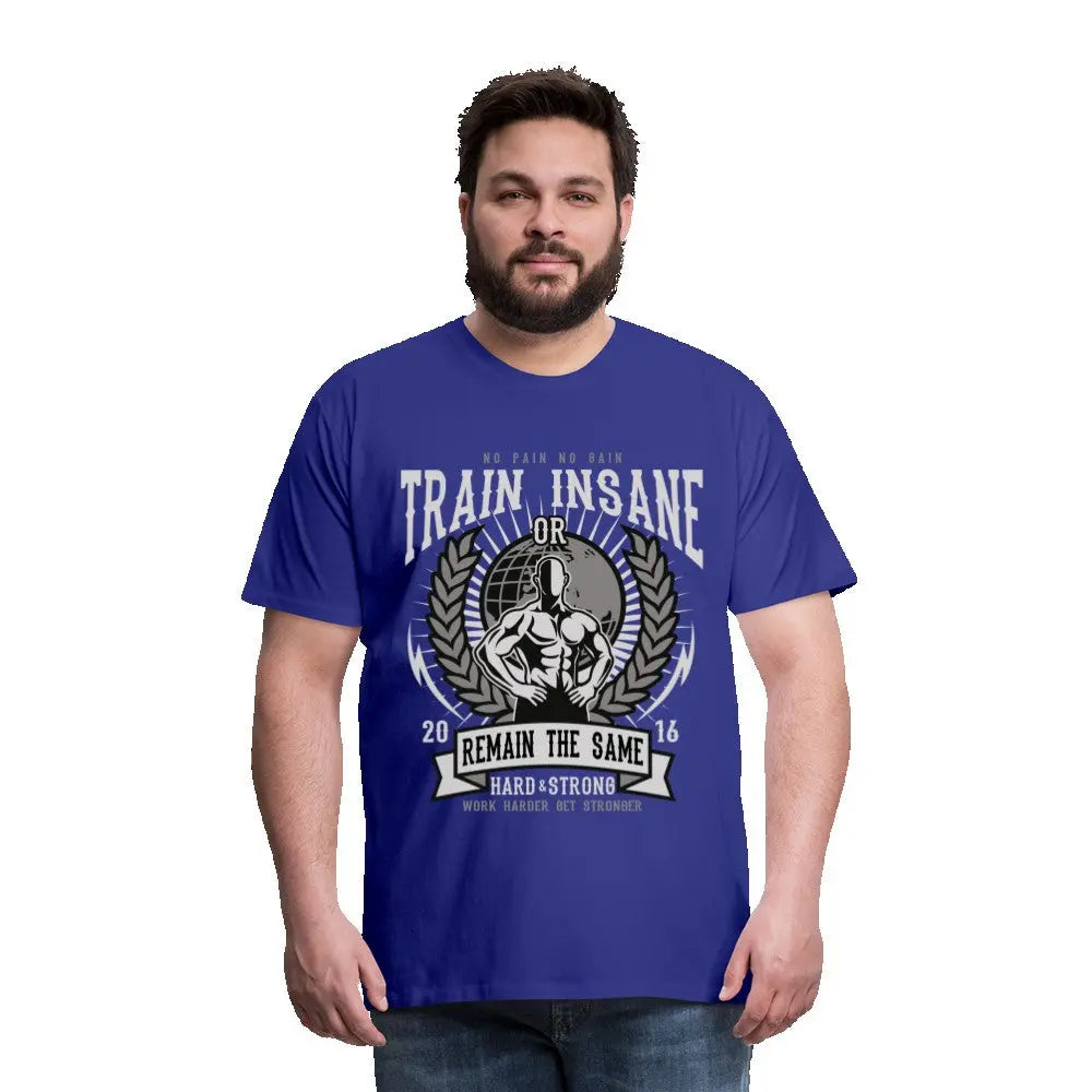 Männer Premium T-Shirt "Train Insane" SPOD