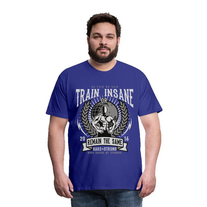 Männer Premium T-Shirt "Train Insane" SPOD