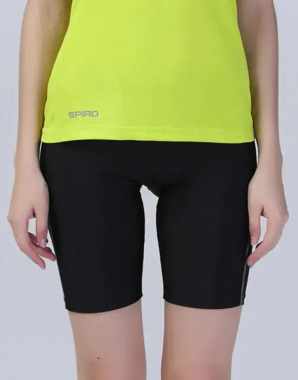 Spiro Women's Bodyfit Base Layer Shorts, schwarz Falk & Ross